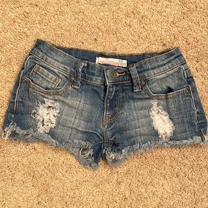 Vintage Havana jean shorts girls SZ 7